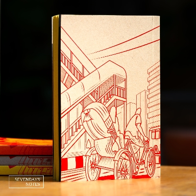 Picture of Work Size Dhaka (Line) Soft Yellow Lined Notebook (SN202309382)