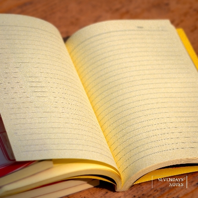 Picture of Work Size Dhaka (Line) Orange Lined Notebook (SN202309382)