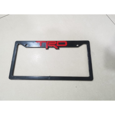 Picture of Trd Number Plate Cover 1 Pair ( 2 Pcs) . - Car Accessories