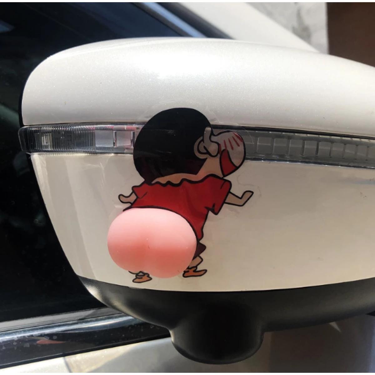 Picture of Cute Shinchan car premium quality sticker