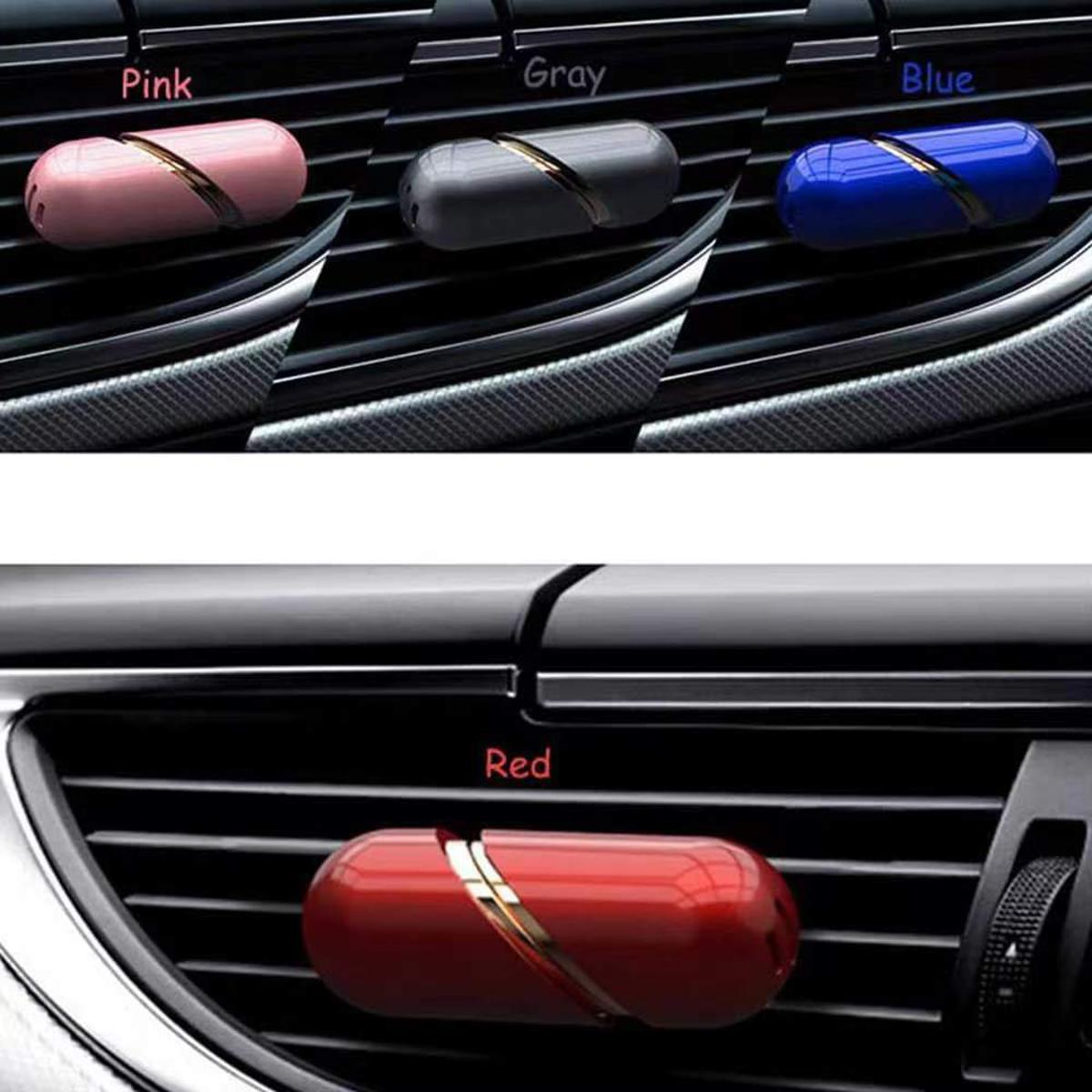 Picture of Soft heart car air freshener car perfume ventilation vent solid diffuser clip perfume