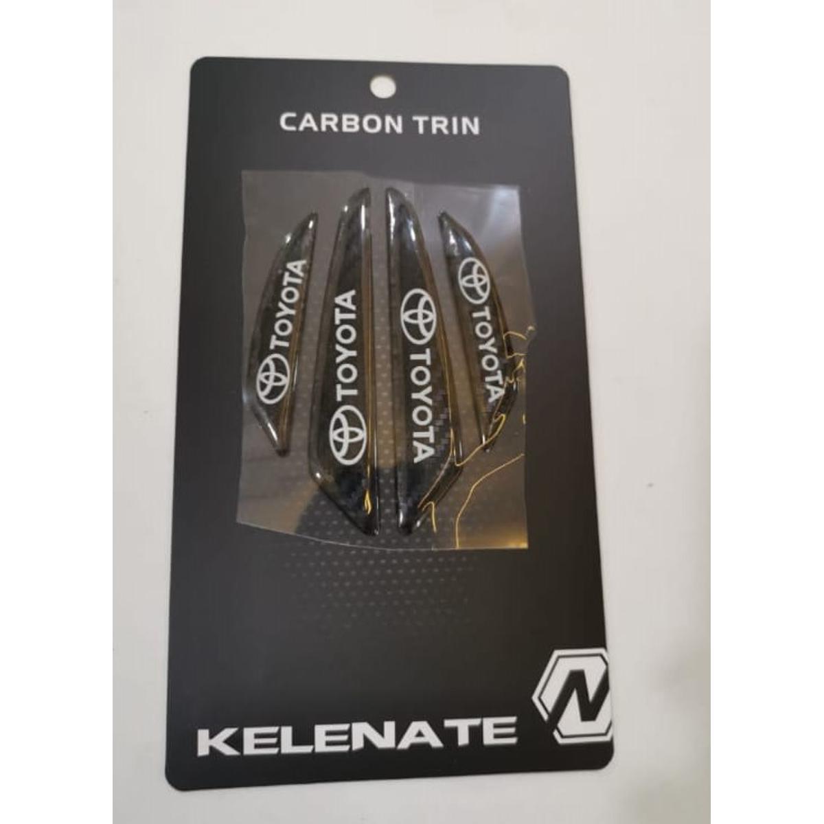 Picture of Car door guard carbon trim Compatible with Logo Stickers For Toyota Auto