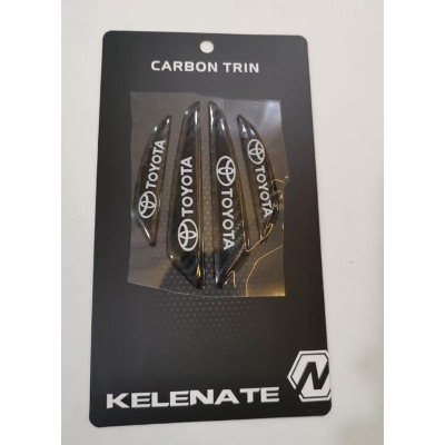 Picture of Car door guard carbon trim Compatible with Logo Stickers For Toyota Auto