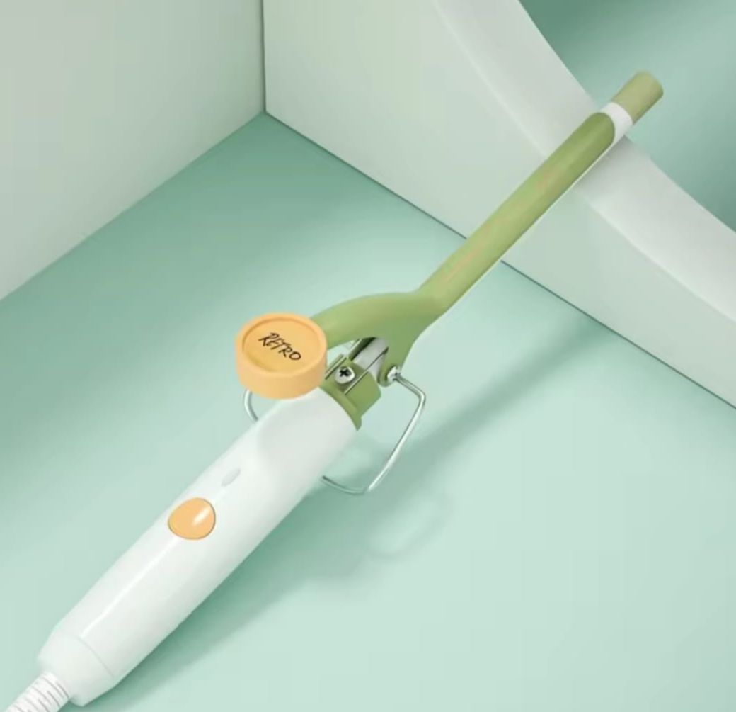 Picture of Hair Curling Iron Electric Ultra-fine Mini Curly Tongs Short Hair Ceramic Teddy Curling Iron Salon Styling Tool