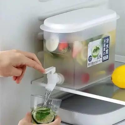 Picture of Dring Dispenser With Tap High quality food grade plastic juice jar water dispenser 3.5L Juice Dispenser
