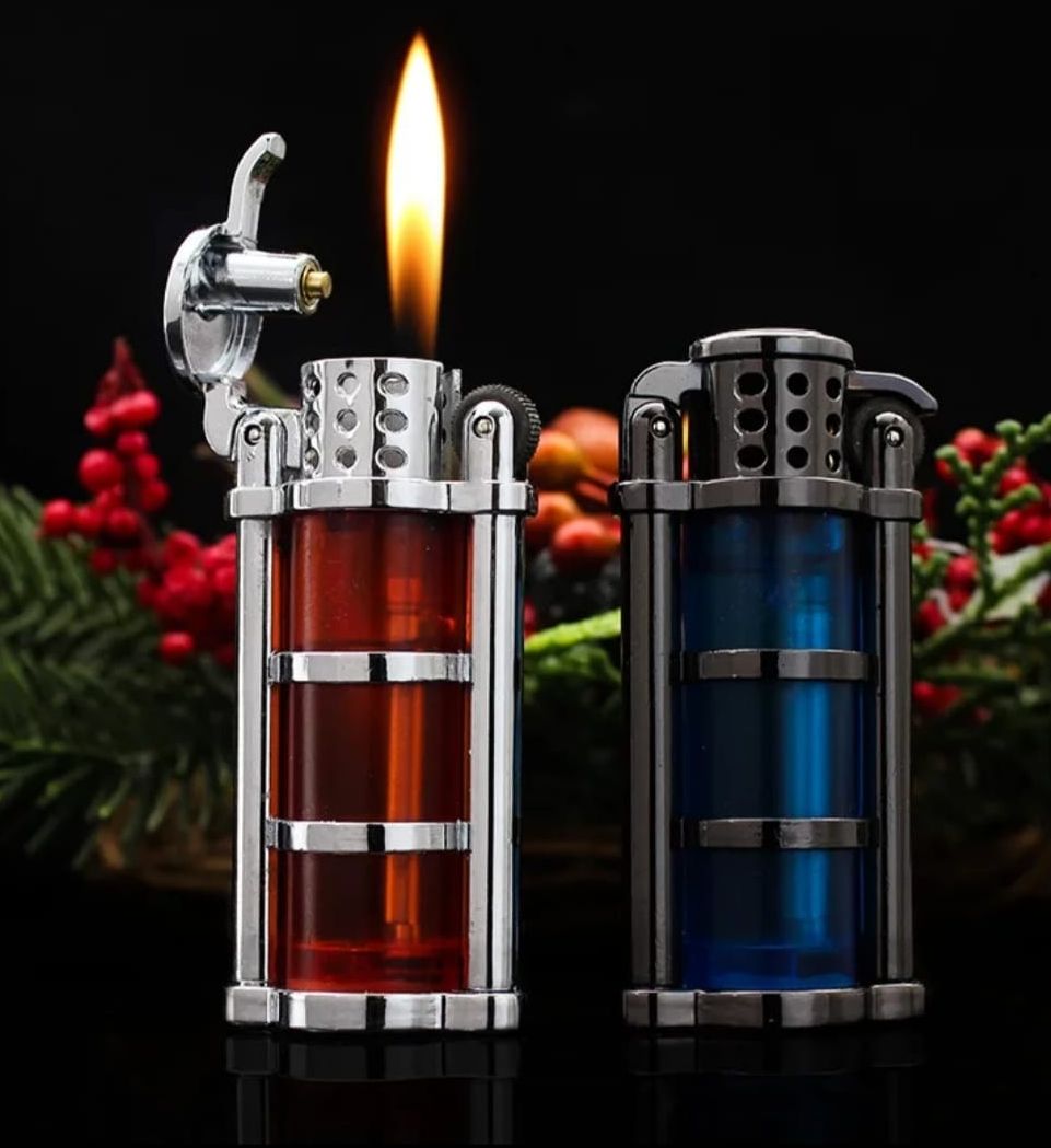 Picture of GAS Lighter Retro Gasoline Flint Wheel Igniter