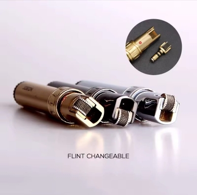 Picture of Jobon New Grinding Wheel Gas Lighter Personality Metal Strip Torch Lighters Rotary Switch Portable Cigarette Gadget Gift for Men