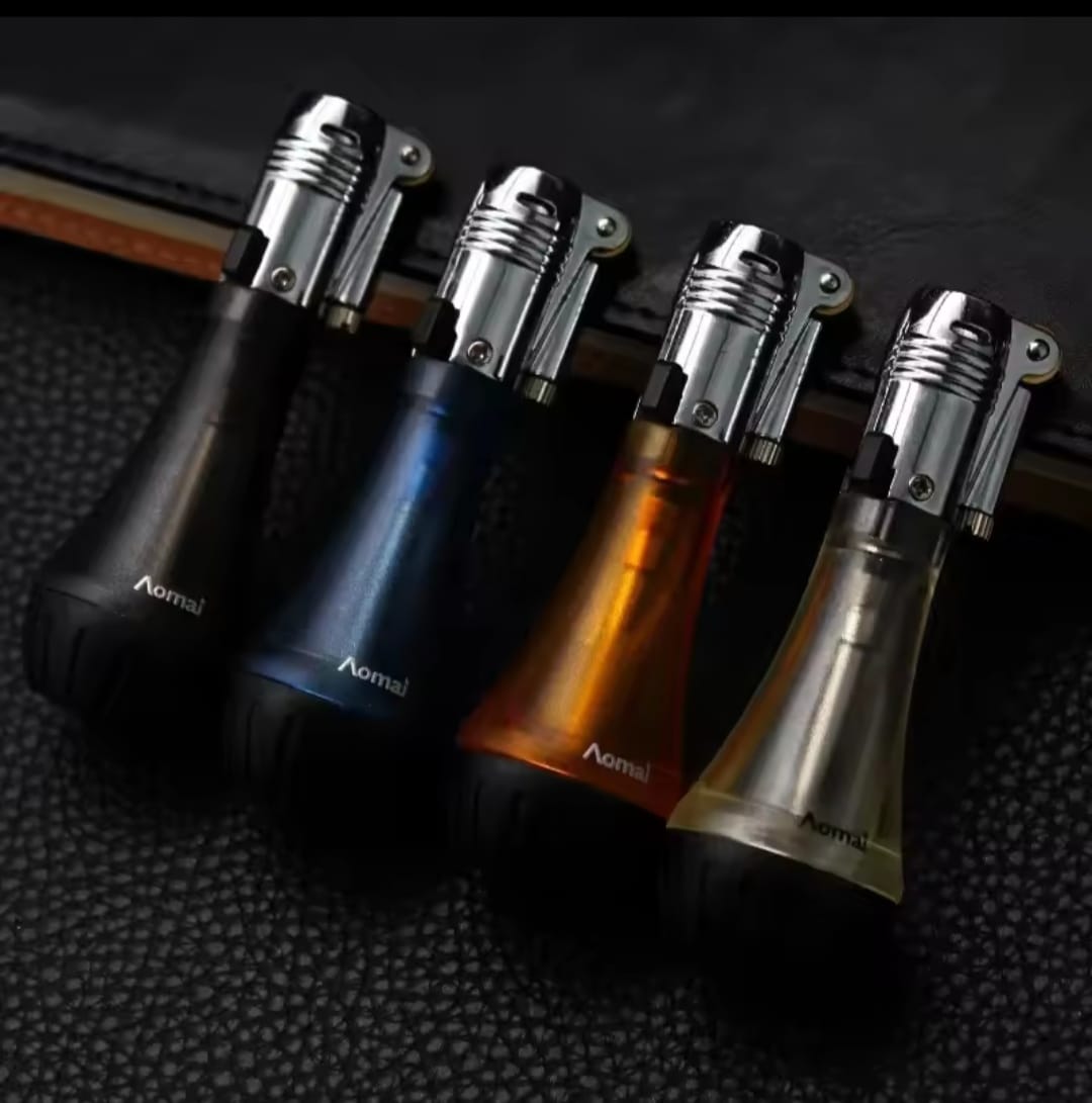 Picture of Grinding Lighter  Metal Butane Gas Flint Lighters Cigarette Lighters Smoking Accessories Ensendedores