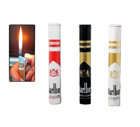 Picture of Cigarette Gas Lighter Slim Size Refillable Butane Gas Metal Cigarette Shaped Lighter