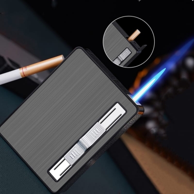 Picture of Box Lighter Holder Case Portable Smoking Gadgets-Cigarette Lighter