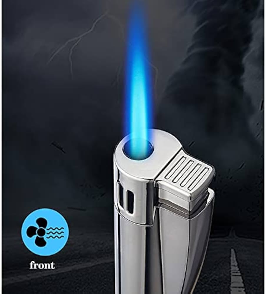 Picture of Lighter Jet Torch Metal Lighter Cigarette Gadget Men's Gift Outdoor Camping Burner