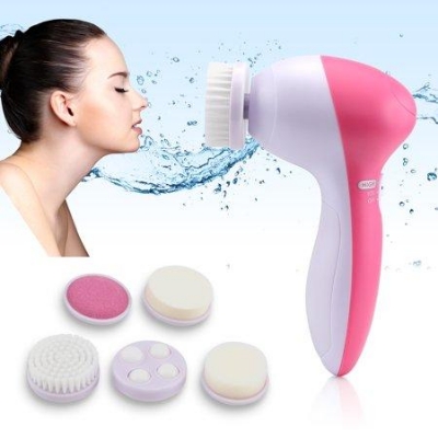 Picture of 5 In 1 Skin Care Massager Beauty Face Wash Electric Cleanser Brush 5 In 1 Skin Care Massager Beauty Face Wash Electric Cleanser Brush
