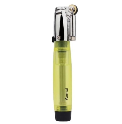 Picture of Portable Wheel Opens  Flame Lighters Flame Butane Lighters  Burner Men Gifts