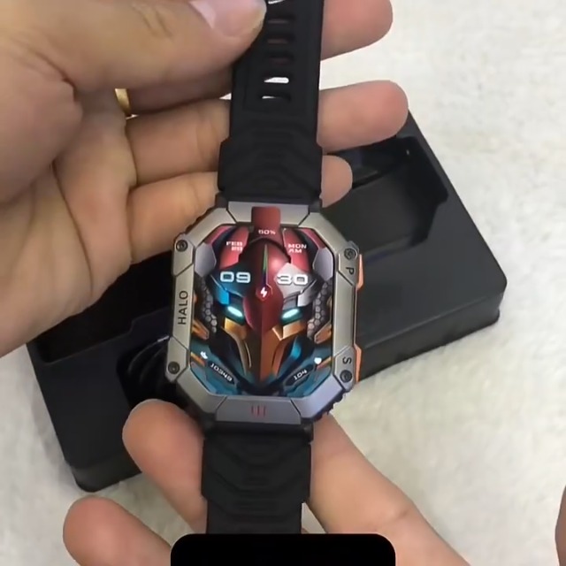 Picture of New Rugged And Durable Military Smart Watch Ip68 Waterproof 2.0 '' HD Display Bluetooth Voice Smart Watch For Android IOS XIAOMI