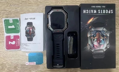 Picture of New Rugged And Durable Military Smart Watch Ip68 Waterproof 2.0 '' HD Display Bluetooth Voice Smart Watch For Android IOS XIAOMI