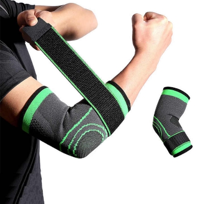 Picture of 1pcs Elbow Guard Compression Elastic Nylon Basketball Elbow Brace Support Protector Volleyball Fitness Bandage Elbow Pads Unisex