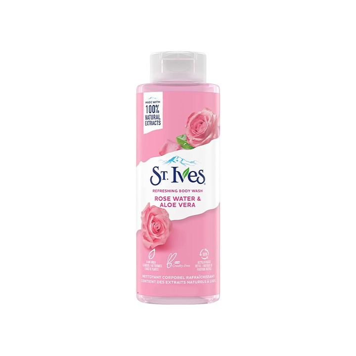Picture of St. Ives Pampering Body Wash - Aloe Vera & Rose Water Made With Plant-Based Cleansers - 650Ml