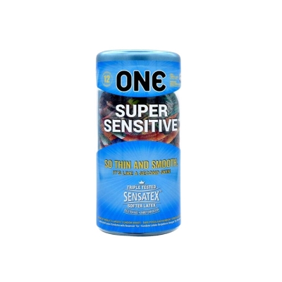 Picture of One Condom - Super Senstivie Condom - Single Pack - 12x1=12pcs