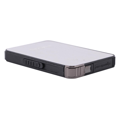 Picture of Gas Lighter Inside Cigarette Box Case Cigarates Holder Automatic Storage Box