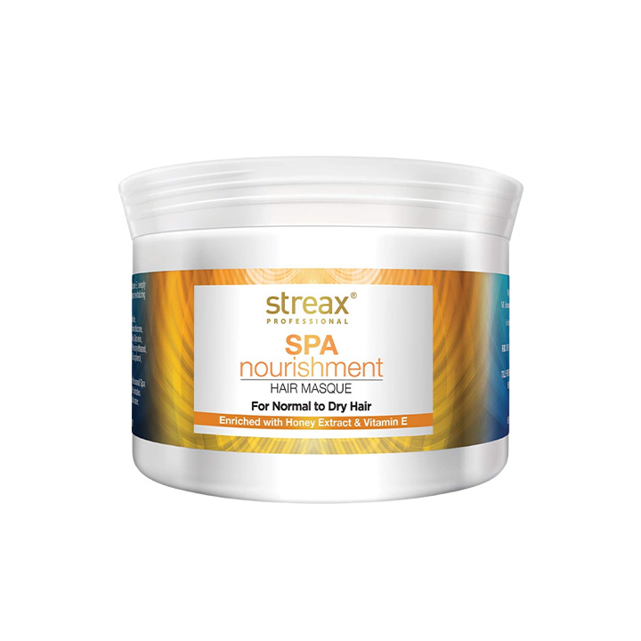Picture of Streax Professional Spa Nourishment Hair Masque 500Gm For Normal To Dry Hair With Honey & Vitamin E