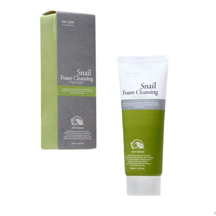 Picture of 3W Clinic Snail Cleansing Foam Facewash 100ml | Korea
