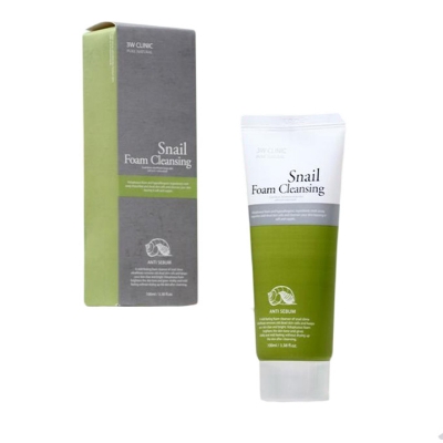 Picture of 3W Clinic Snail Cleansing Foam Facewash 100ml | Korea