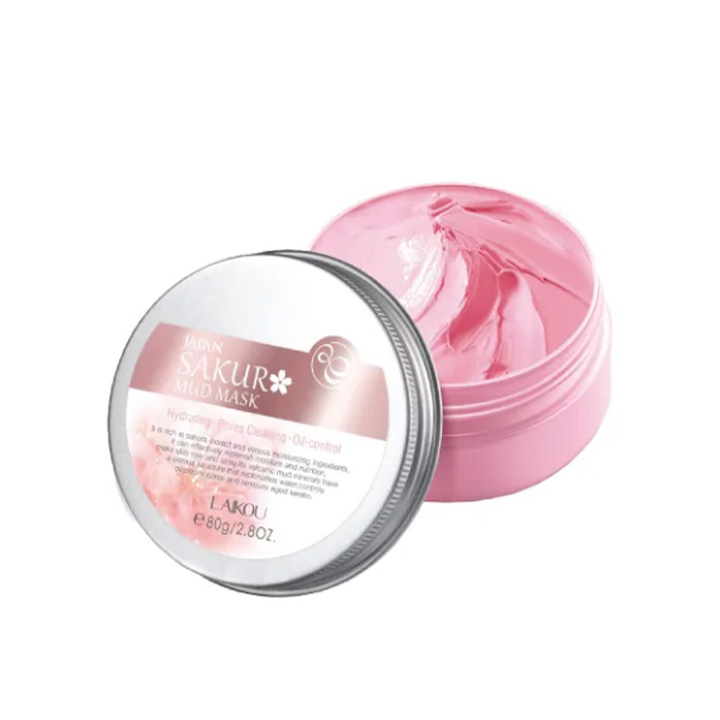 Picture of Laikou Japan Sakura Mud Mask Cream 80g