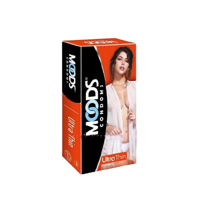 Picture of Moods Ultra Thin Condoms for Men | Single 10pcs Pack | India