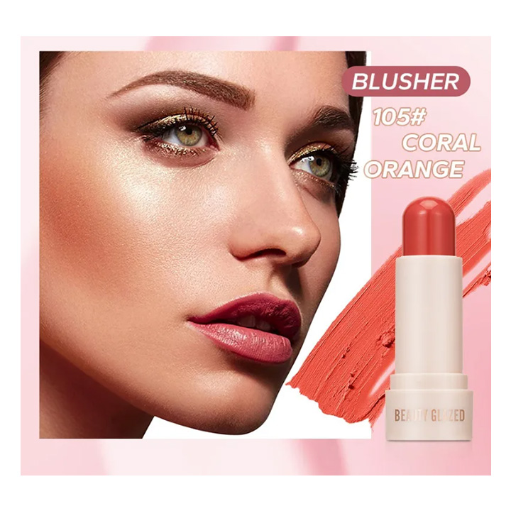 Picture of BEAUTY GLAZED Soft Glow & Radiance Cream Blusher Stick 7gm | 6 Shades