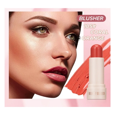Picture of BEAUTY GLAZED Soft Glow & Radiance Cream Blusher Stick 7gm | 6 Shades