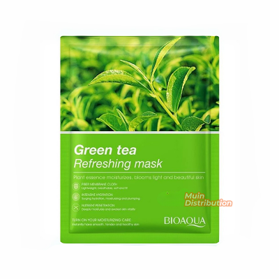 Picture of BIOAQUA Green Tea Refreshing Face Mask  - Sheet Mask - 1Pcs