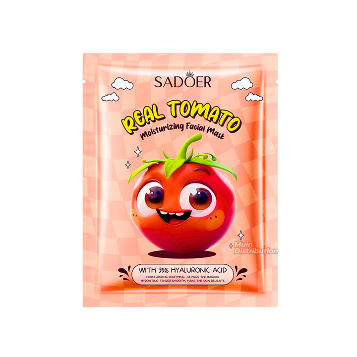 Picture of SADOER Real Tomato Moisturizing Face Sheet Mask - 1Pcs
