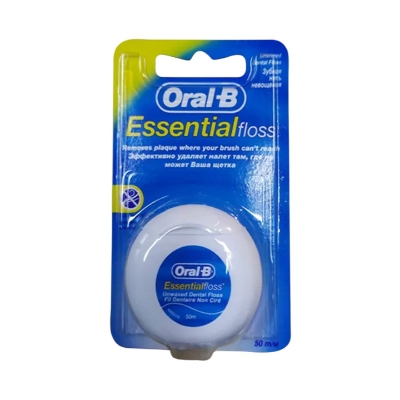 Picture of Oral B Essential Floss Mint Unwaxed 50 meters