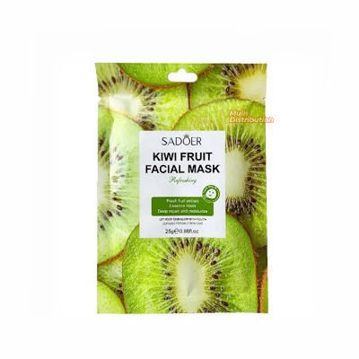 Picture of SADOER Kiwifruit Antioxidant Facial Mask Deep Hydrating Nourishing Sheet Mask - 1Pcs