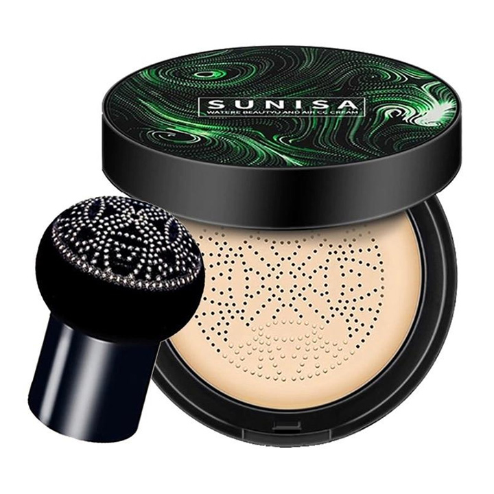 Picture of SUNISA Mushroom CC Cream 20g Liquid Head Make Up Air Cushion Moisturizing Foundation Air-permeable Natural Brightening Makeup