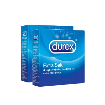 Picture of Durex - Extra Safe Condom - Combo Pack - 2 Packs - 3x2=6pcs