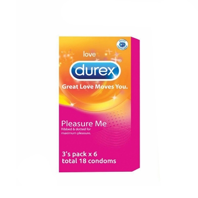 Picture of Durex Pleasure Me Condom Full Box - 18pcs Condoms