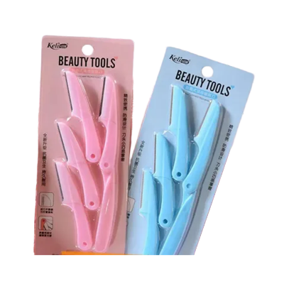 Picture of 4pcs keli Foldable Eyebrow Facial Hair Removal, Shaper, and Trimmer in New Design - Facial Razor.