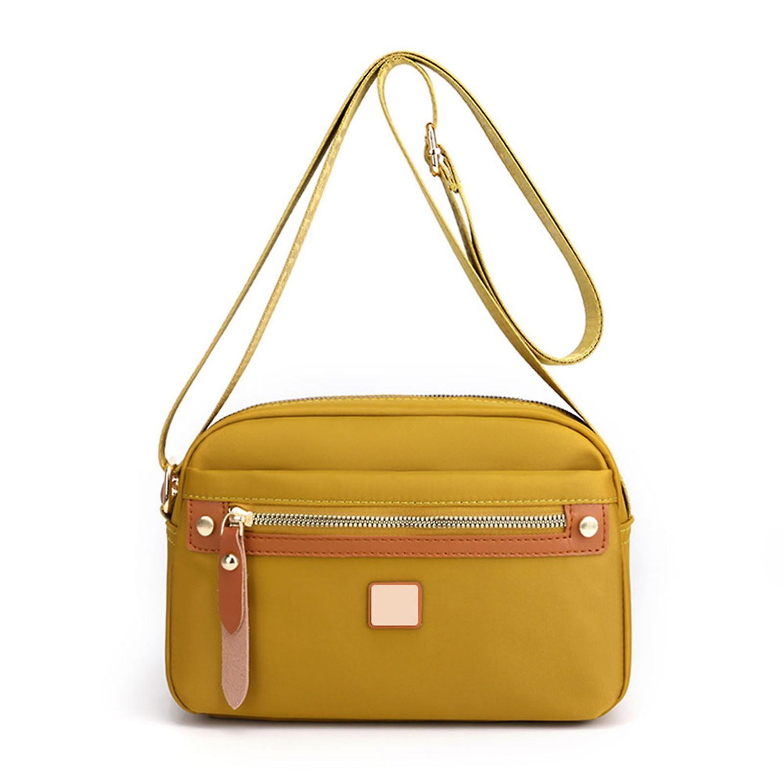 Picture of Nylon Fashion Cross-body Bag Lightweight Portable Shoulder Bag(golden color)