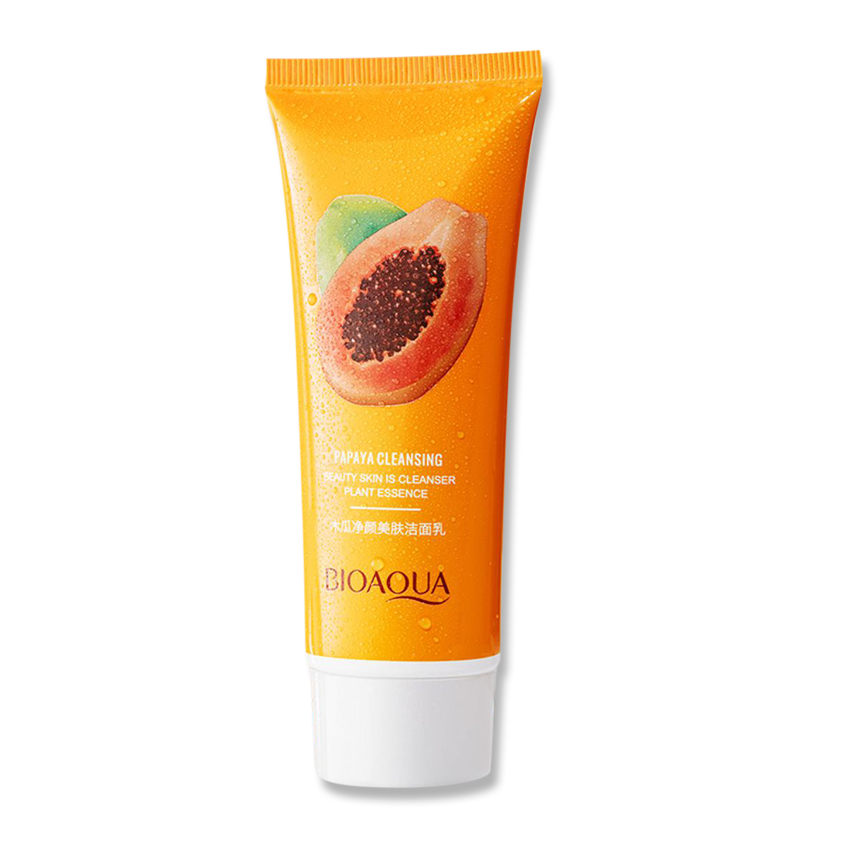 Picture of BIOAQUA skin care product papaya moisturizing shrink pore face wash foam facial cleanser for women and girl