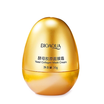 Picture of BIOAQUA Yasi Obser Msk Frost Egg Moisturizing Wash Sleep Egg Msk for Women's Refreshment - Face Mask