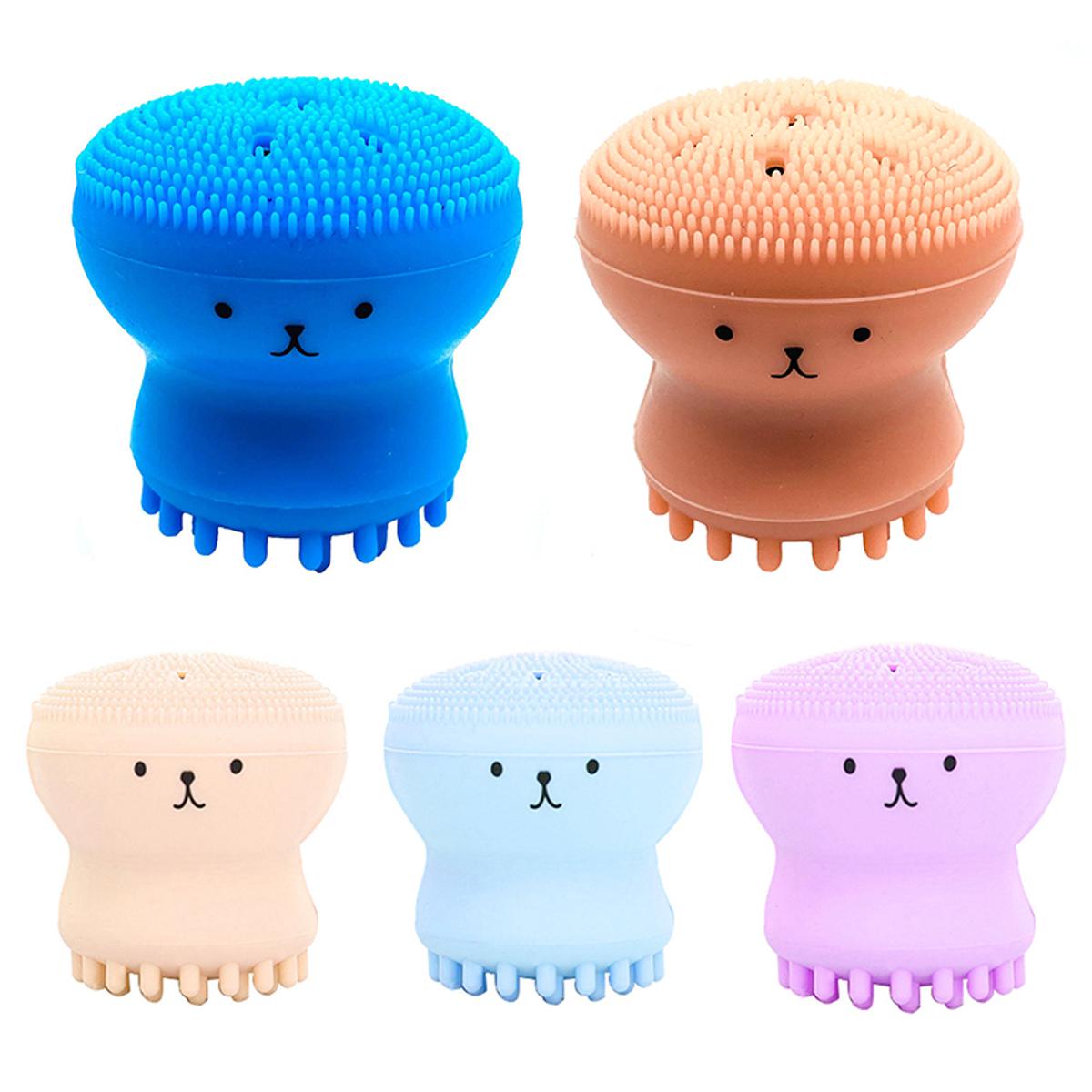 Picture of Small chapters to wash the face, cute toiletries, soft skin, multi-purpose octopus cleansing instrument
