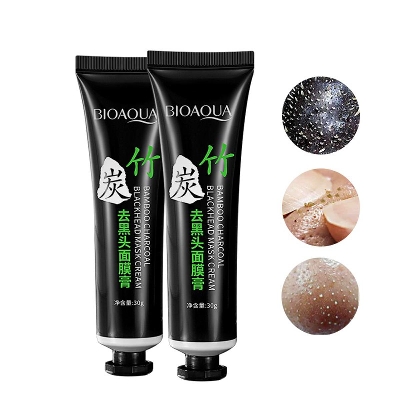 Picture of Bioaqua Bamboo Charcoal Blackhead T Zone Pig Nose Remover Peel Msk 30G - Face Mask