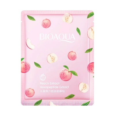 Picture of BIOAQUA Lactobacillus peach sheet mask natural facial mask