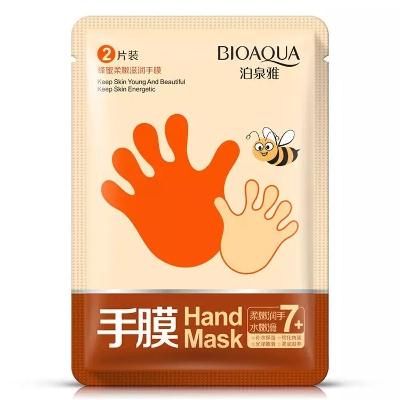 Picture of Bioaqua Honey Hand Peeling Mask Exfoliating Hand Sheet Mask- 1 Pair