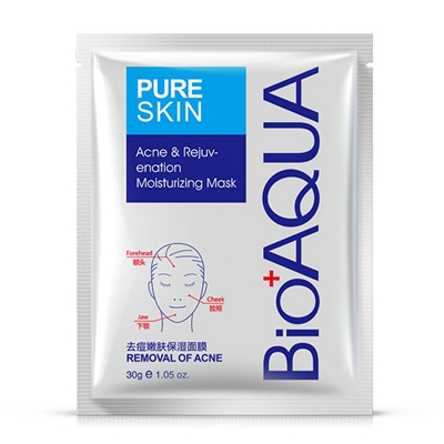 Picture of BIOAQUA skin care product Acne Removal Facial Sheet Mask- 30g