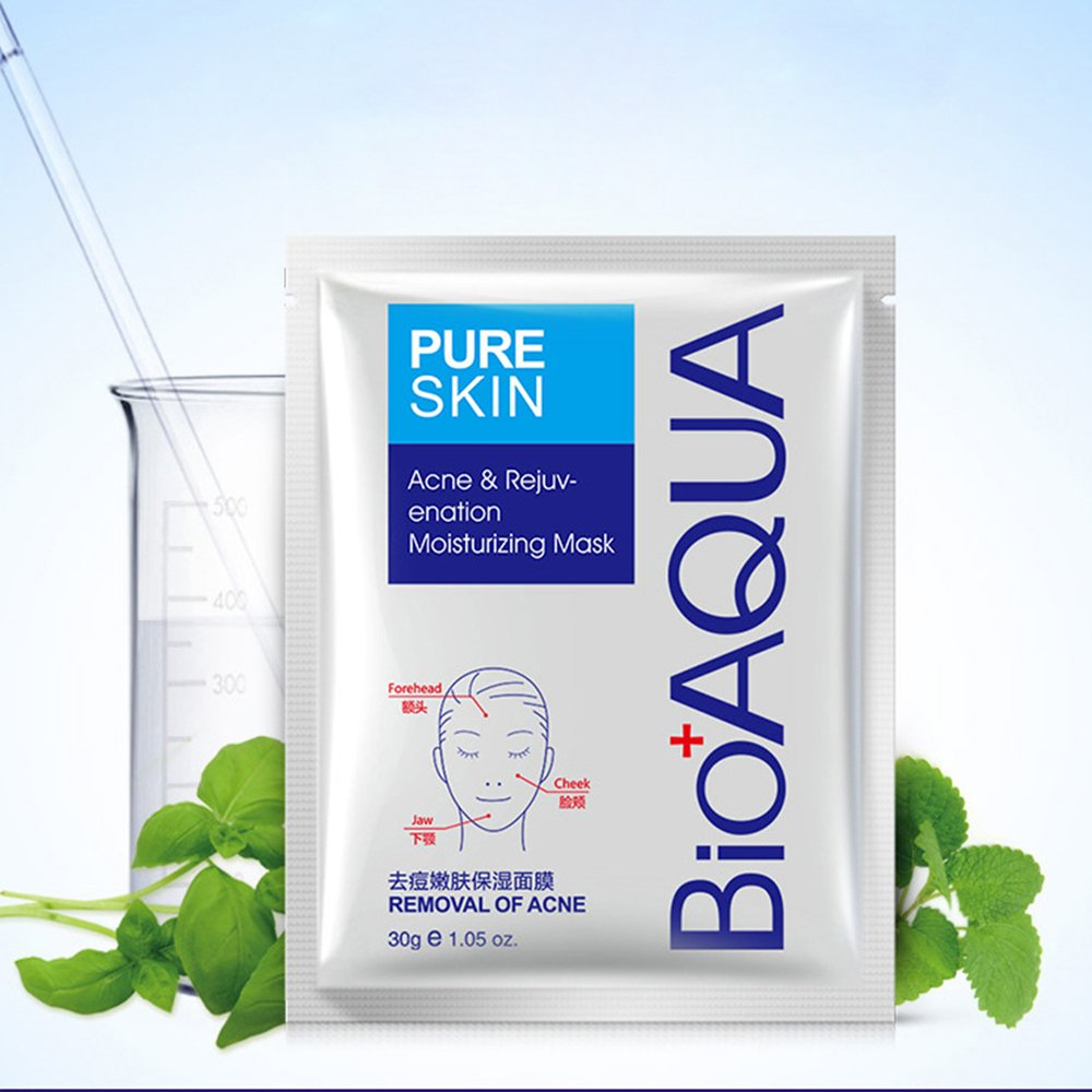 Picture of BIOAQUA skin care product Acne Removal Facial Sheet Mask- 30g