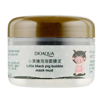 Picture of Bioaqua little black pig bubble mud mask Carbonated bubble clay face mask