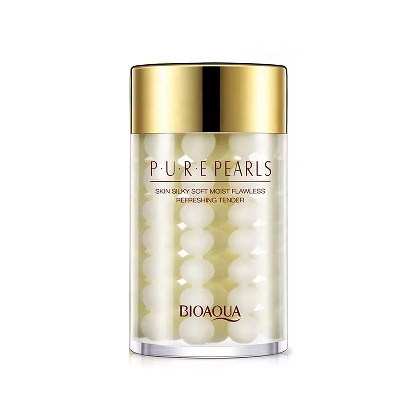 Picture of BIOAQUA Pure Pearl Essence Smoothing Essence of Granular Pearl Sleep Msk- 60g - Face Mask