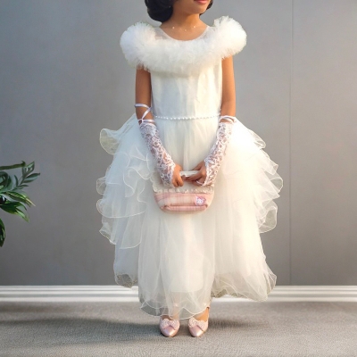 Picture of 1 Pair White wedding dresses gloves for women